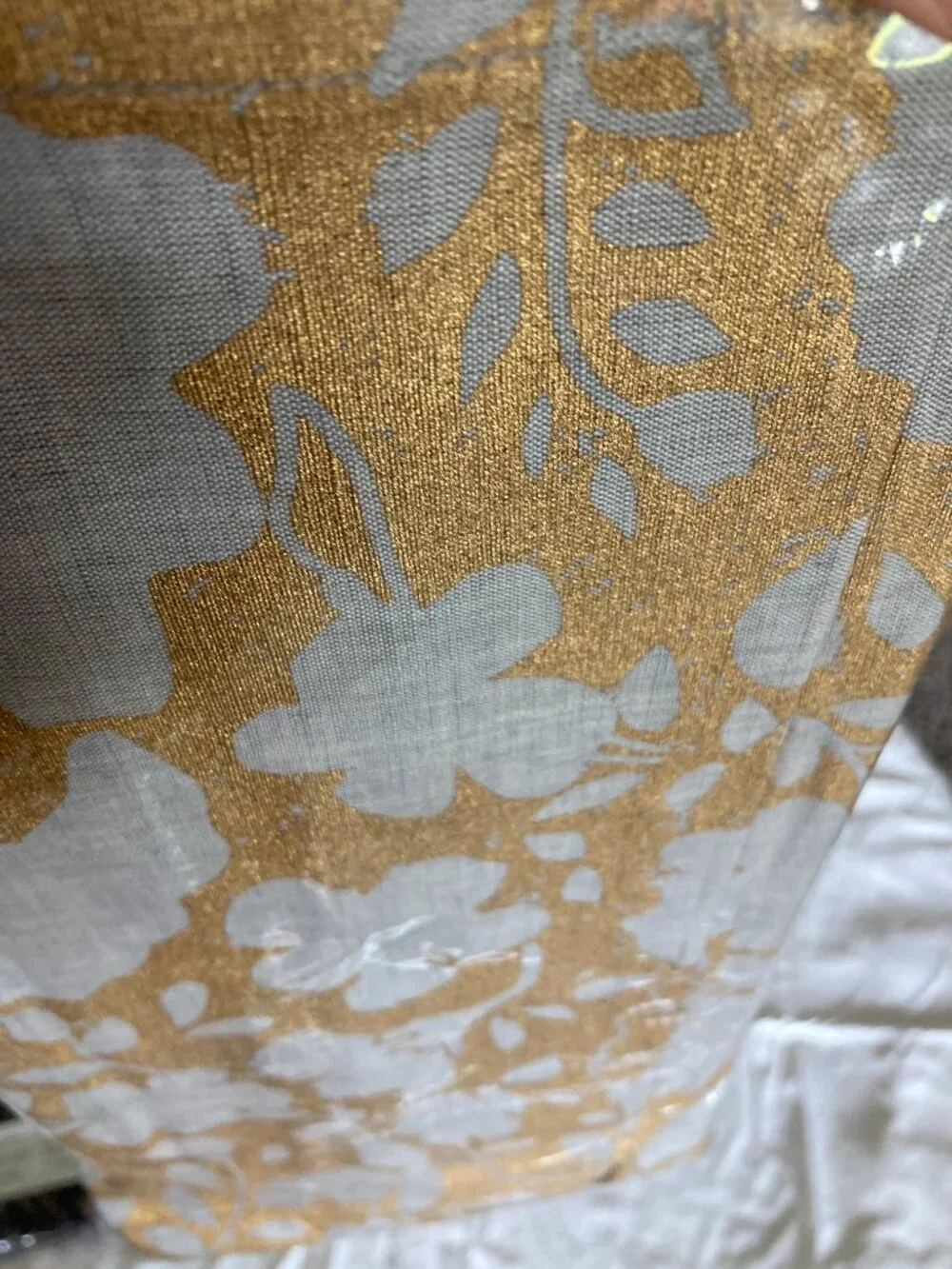 NWT Crate & Barrel Winter Floral Runner 14